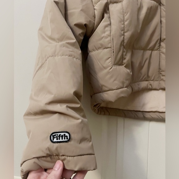 The Fifth Label Remake Puffer Jacket in Tan - Picture 6 of 10